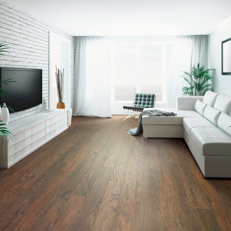 Gobin Allion Flooring Center LLC providing laminate flooring for your space in Platteville, Wisconsin -Kingmire-Rustic Suede Hickory